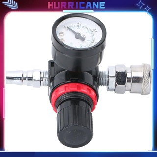 Hurricane Van điều chỉnh đồng hồ đo áp suất không khí 1/4" Máy nén dành cho phun class="ui-risk_flag3">Súng