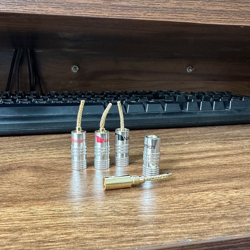 Jack Mỏ Chim Mềm Nakamichi Cao Cấp- Đầu jack cho dây Loa Audio