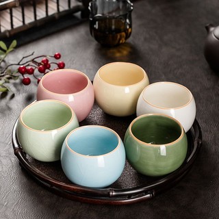 Bộ ấm chén uống trà bằng sứ họa tiết đá quý sang trọng