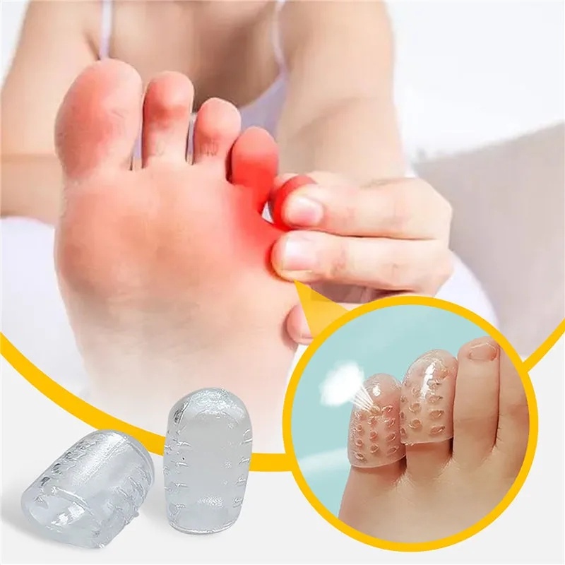 Silicone Set 20 Miếng Silicon Bảo Vệ Ngón Chân Chống Ma Sát Thoáng Khí Cho Nam Nữ