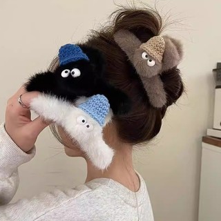 Mới Kẹp Tóc Hình Cá Mập Đính Lông Dễ Thương Cho Nữ