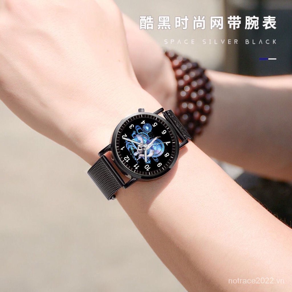 ★Genshin Impact★Ayato Đồng Hồ Đeo Tay Phát Quang Chống Thấm Nước Hai Chiều Thời Trang