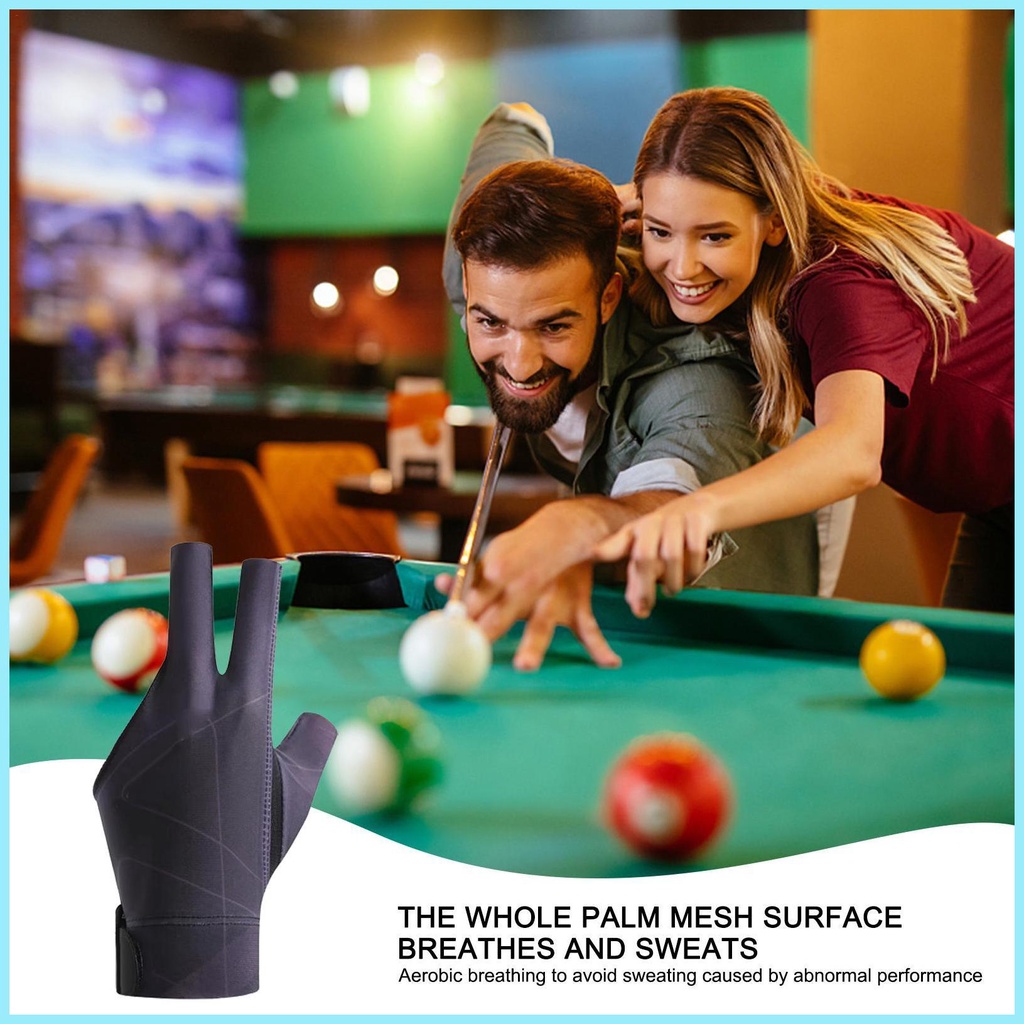 Găng Tay Siêu Mỏng Co Giãn Thoáng Khí 3 Hở Ngón Bida tdevn