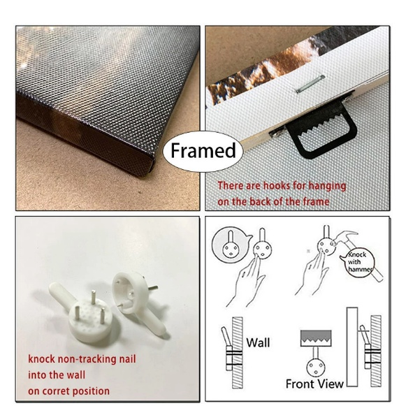 Tranh Vải Bạt Treo Tường Viền Cong Đường Cong Hình Hoa Phong Cách Hiện Đại Trang Trí Phòng Khách
