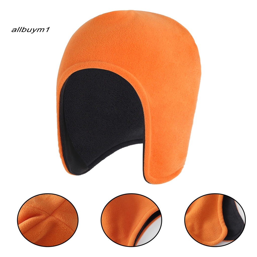 Mũ Lông Cừu Giữ Ấm Màu Trơn Thoải Mái Có Thể Khóa Lại Cho unisex