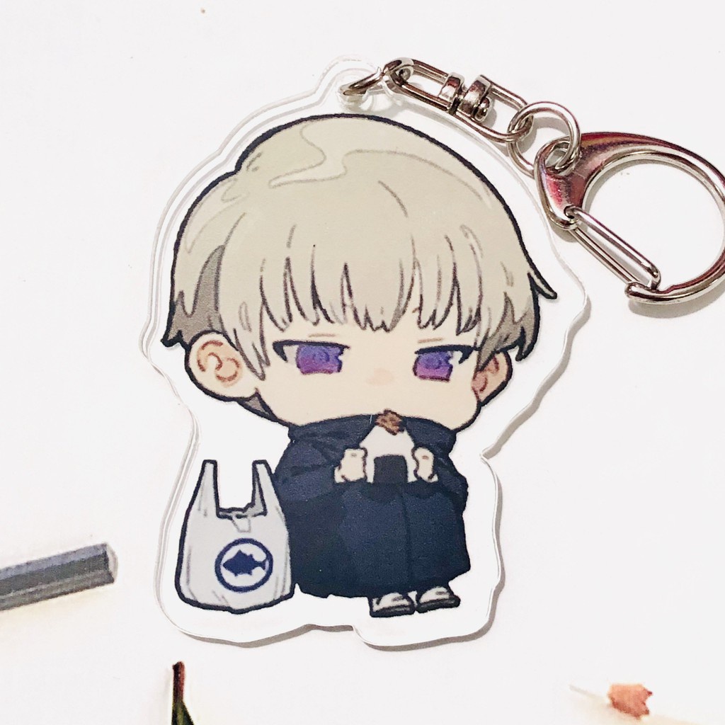 Móc khóa JUJUTSU KAISEN Chú Thuật Hồi Chiến ver ĐỨNG anime chibi xinh xắn