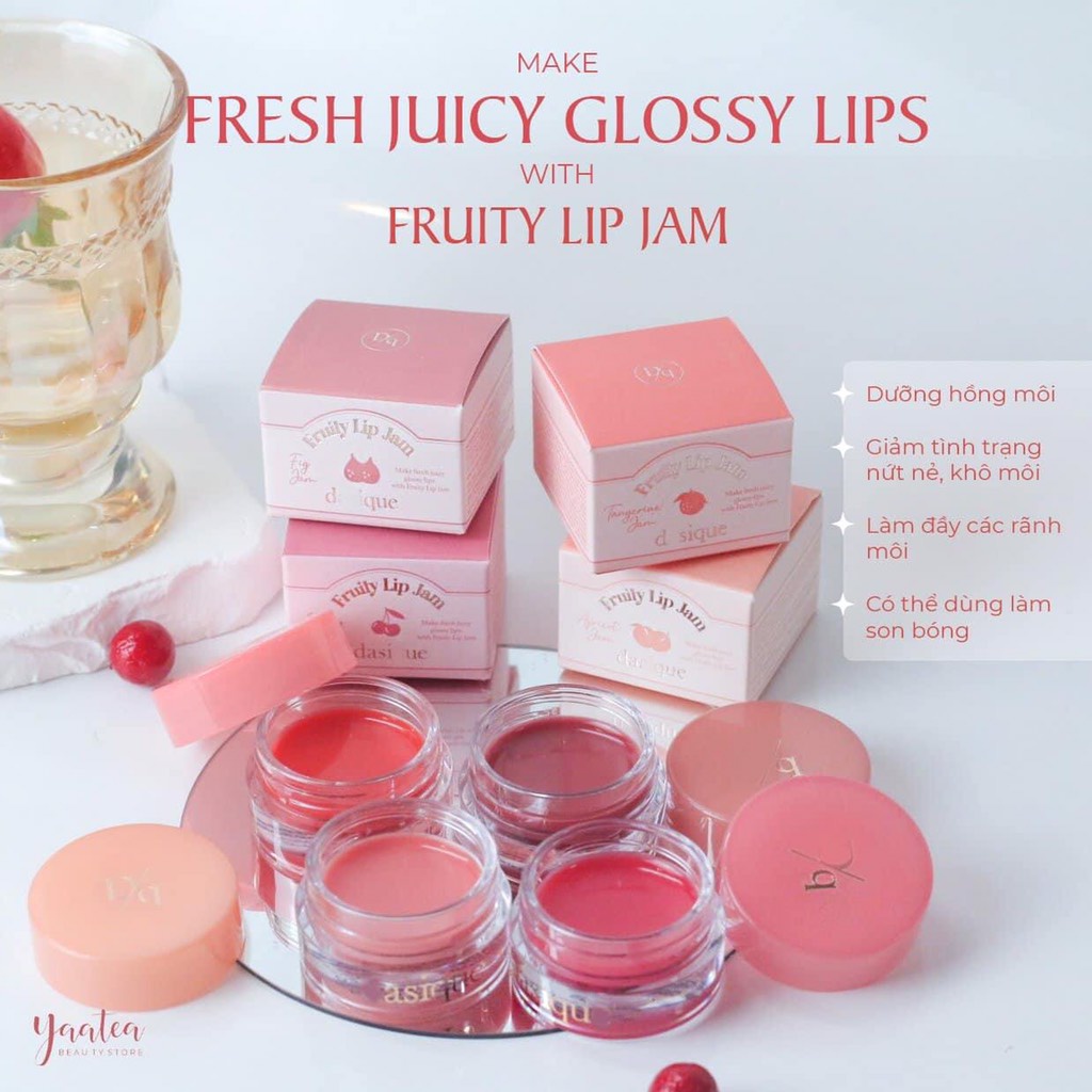 SON DƯỠNG DASIQUE FRUITY LIP JAM 4g