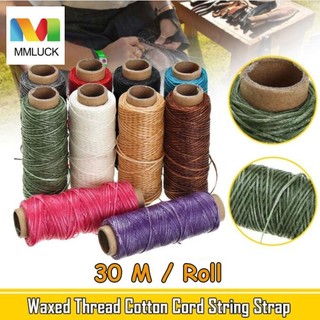 Cuộn chỉ sáp MMULCK 1mm khâu đồ da sửa chữa DIY chuyên dụng
