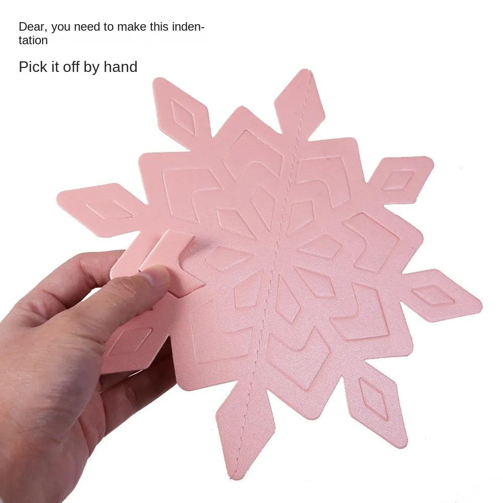 Bộ 6 Bông Tuyết Giấy 3d Rỗng Kèm Dây Treo Trang Trí Cây Thông Giáng Sinh diy