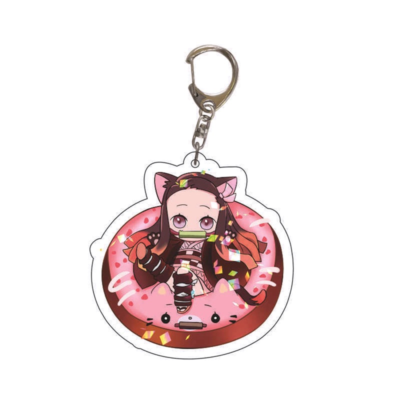 Kuhong Móc Khóa Nhân Vật anime demon slayer Bằng acrylic