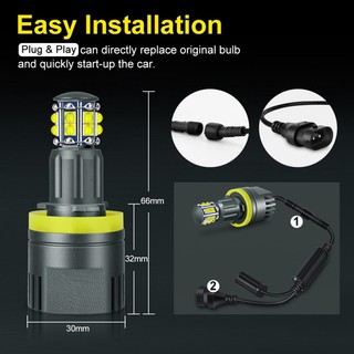 🔥🔥Bóng Đèn Pha LED H8 6000K 120W Cho BMW E60 E61 E63 X5 E70 X6 E71 E90 E91 E92 E93 M3 E89 E82