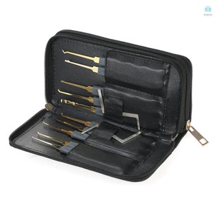 24pcs Lock Picking Tools Set – Practice Lockset Kit with Leather Case for Beginners