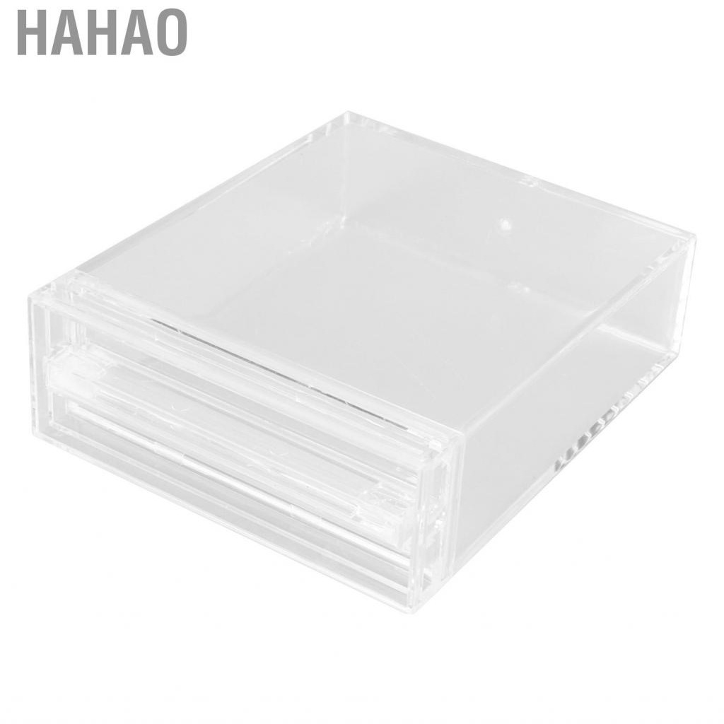 Hahao Desktop Mini Picture Frame PC Double Sided Transparent Freestanding Instant Photo for Instax Polaroid ZIP Film