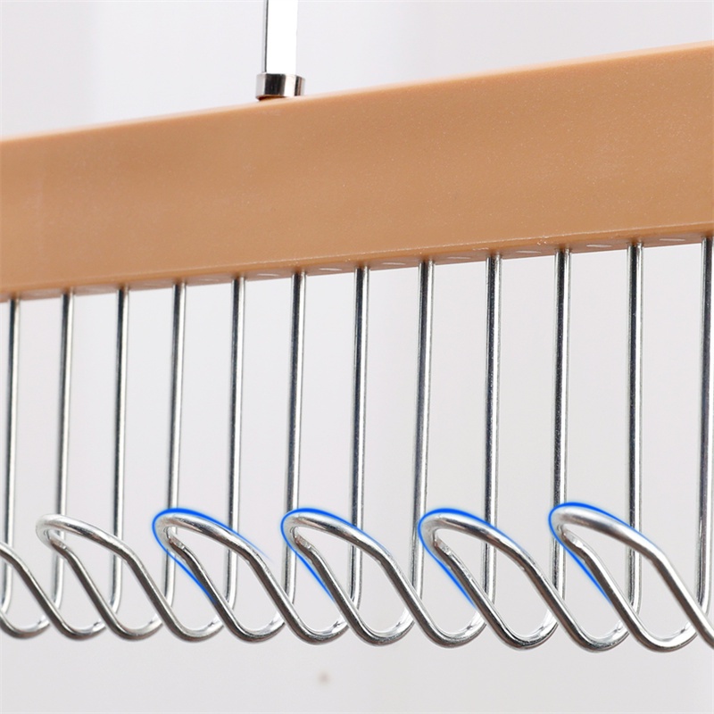 Móc Treo Cà Vạt / Đồ Lót 8 Móc Bằng Gỗ Đa Năng Tiện Dụng Cho Gia Đình