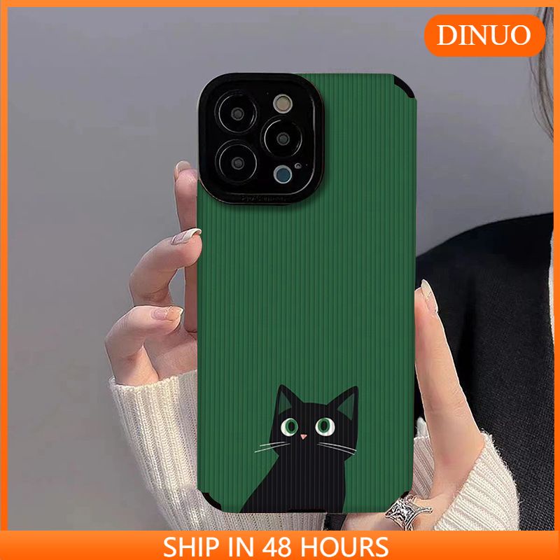 ỐP LƯNG IPHONE Ốp Điện Thoại Da Hình Mèo Xinh Xắn Dành Cho iphone15 / 14promax / 13 / 12 / 11 / xr / xs / x / xsmax / 6 / 7 / 8plus