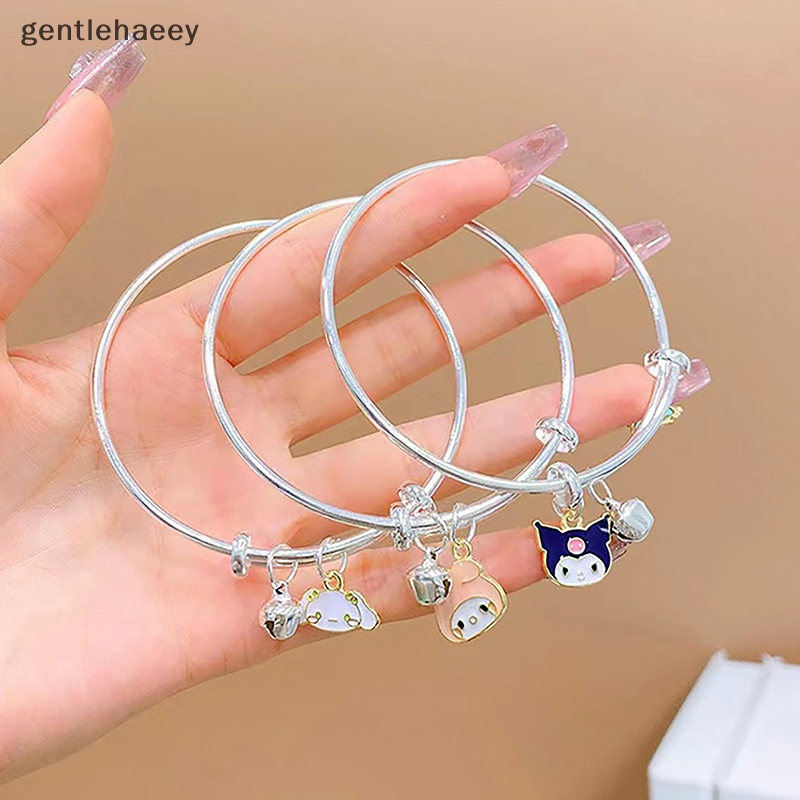 Gent Vòng Đeo Tay sanrio Dễ Thương Có Chuông Chữ fu Đơn Giản Thời Trang Làm Quà Tặng Trang Sức Cho Cặp Đôi Bé Gái