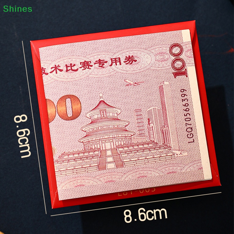 Bộ 6 Bao Lì Xì Năm Mới 2024 Họa Tiết Rồng Đỏ Hoạt Hình Phong Cách Trung Hoa