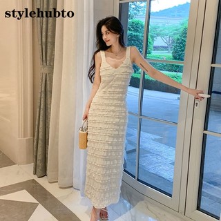 9632 # stylehubto Đầm Ân Cấp Tự Cột