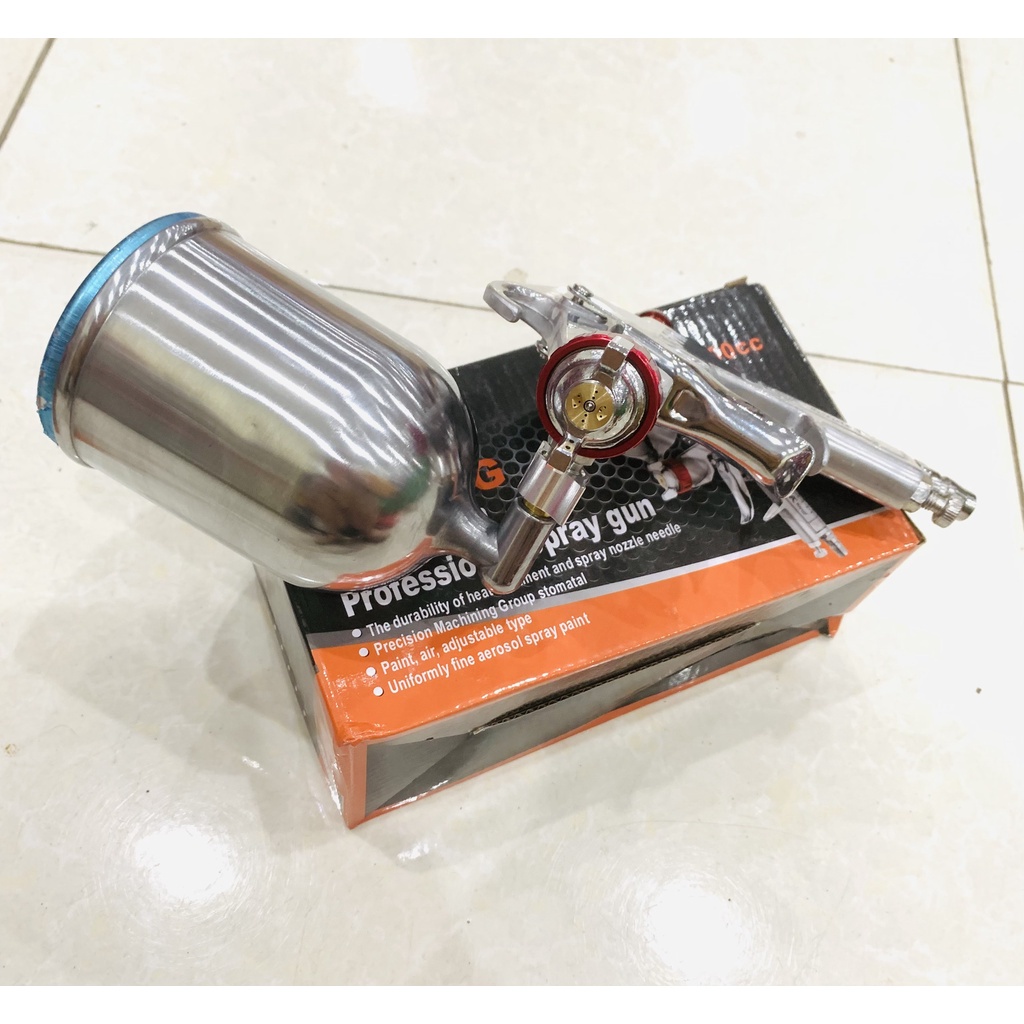 SÚNG PHUN SƠN KHÍ NÉN K710 KAPUSI CHÍNH HÃNG LỖ PHUN 1.5MM