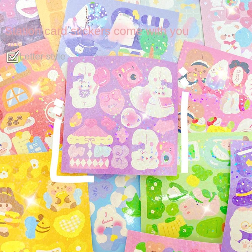 Mmluck ticker Nguyên Liệu Keo Dán Hộp Quà Sinh Nhật Thủ Công diy Nhiều Màu Sắc Đáng Yêu