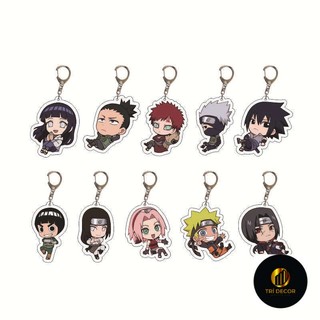 Anime Naruto Akatsuki Payne Acrylic Trong Suốt Mặt Dây Chuyền Naruto Sasuke Móc Khóa Mặt Dây Chuyền DIY