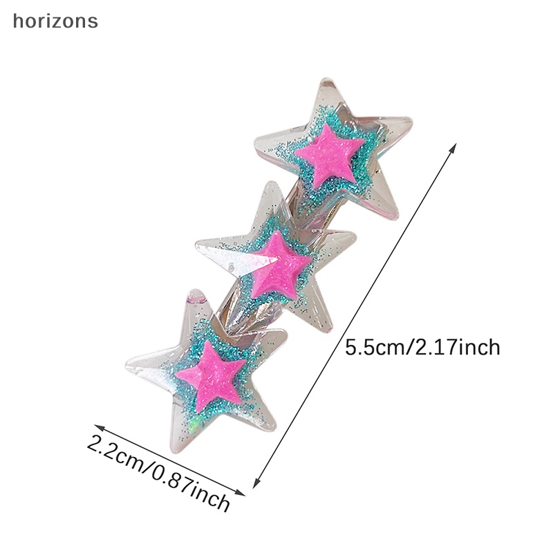 Kẹp Tóc Ngôi Sao Lấp Lánh Thời Trang Mới y2k