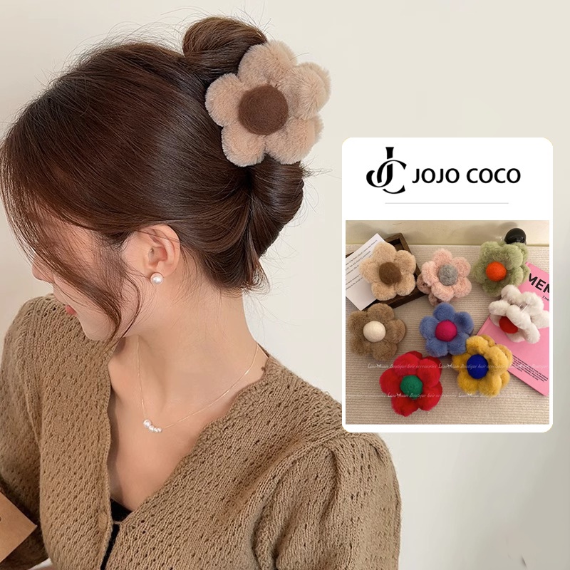 Kẹp Tóc Bông Hoa / Cá Mập Dễ Thương Phong Cách Hàn Quốc Cho Nữ
