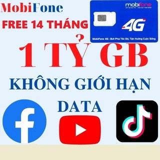 Chưa kích hoạt sim mobifone trọn gói 14 tháng - 1 năm tốc độ cao - không giới hạn data 12a50s không cần nạp tiền