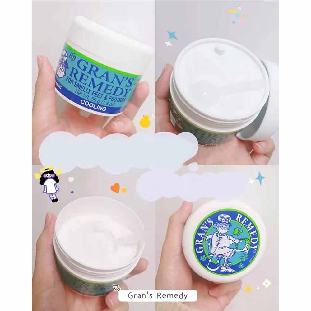 Foot odor powder New Zealand import GRANS REMEDY Remove smelly feet deodorant shoes powder sweat absorbing foot care