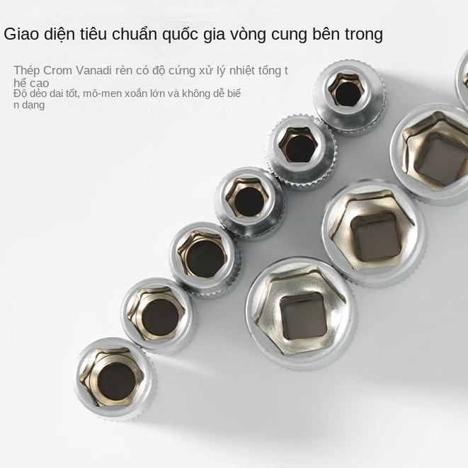 1 / 4 metric hexagon socket 6.3mm short insert 6 angle socket barrel head quick ratchet wrench auto repair tool