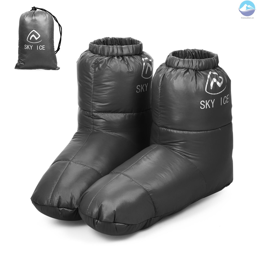 ICE Winter Camping Outdoor Shoes Warm Footwear Slippers SKY Women Down Men Duck for Boots Home
