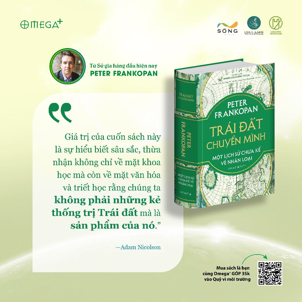 Sách: Earth Transformed -Trái Đất Chuyển Mình: Một Lịch Sử Chưa Kể Về Nhân Loại - Omega Plus