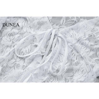 DUNEA Đầm Nữ Phối Ren Quyến Rũ Gợi Cảm