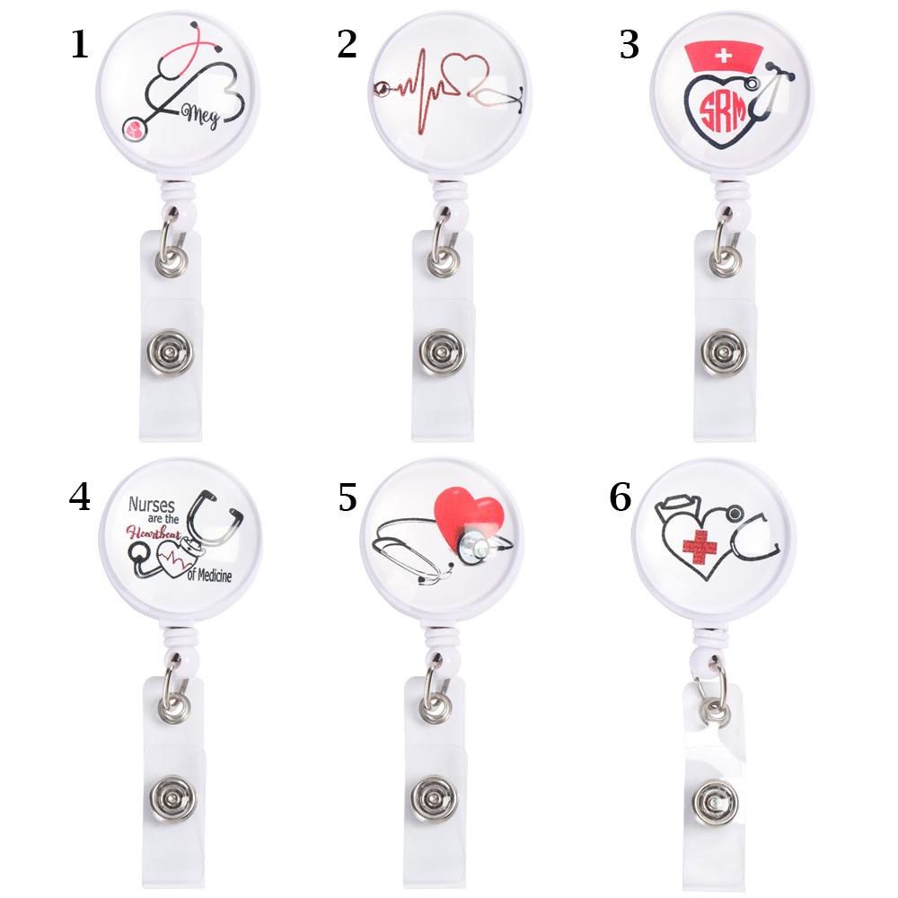 Dây Đeo Thẻ Id In Hình Ống Nghe Bác Sĩ Đáng Yêu