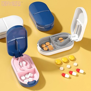 Hộp Cắt Thuốc Viên 2 Trong 1 Tiện Dụng