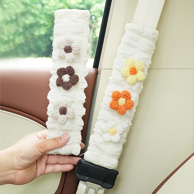 Vỏ Bọc Dây Đai An Toàn Họa Tiết Hoa Thông Dụng Cho Xe Hơi Qxzb1