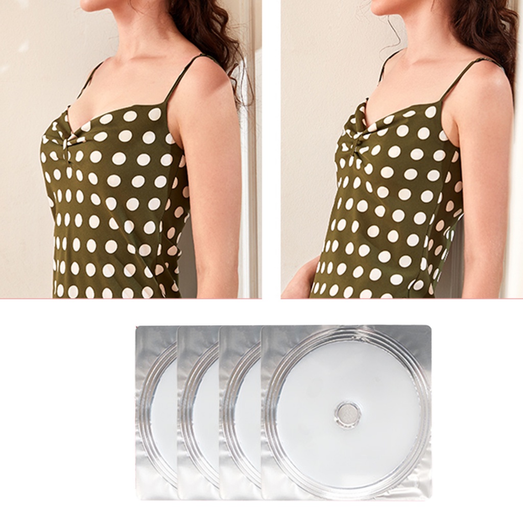 Áo Thun In Hình Thời Trang Năng Động Cho Nữ| Set 4 Miếng Dán Nâng Ngực Siêu Mỏng Thoáng Khí Chống Chảy Xệ Cho Nữ