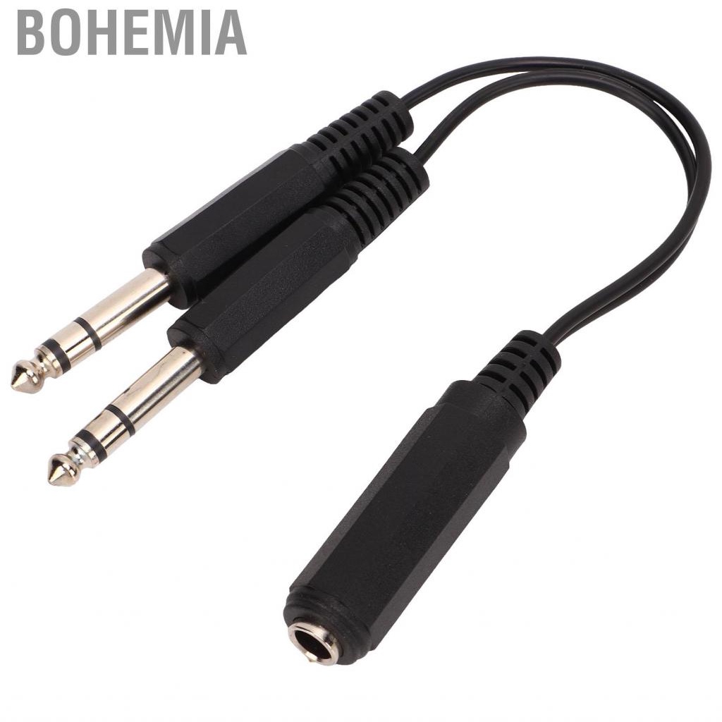Bohemia Female To 2 Male Cable Signal Transmission Enhancing Adapter For