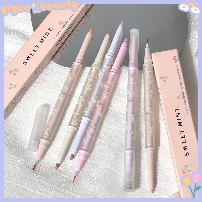 Kẻ Bọng Mắt Nhũ Mắt 2 Đầu SWEET MINT Nét Mảnh Chống Thấm Nước HB