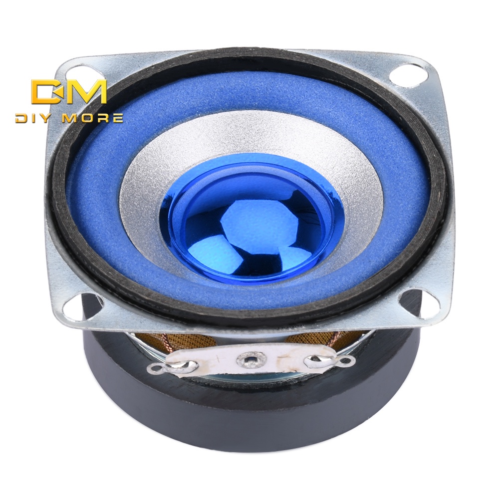 DIYMORE Loa Tự Lắp Ráp Hình Vuông Màu Xanh Dương 2-inch 5w 4ohm 52mm 5w 3r 5w