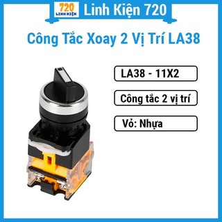 Công tắc xoay 2 vị trí la38 380v-10a xoay giữ, ứng dụng trong các tủ điện
