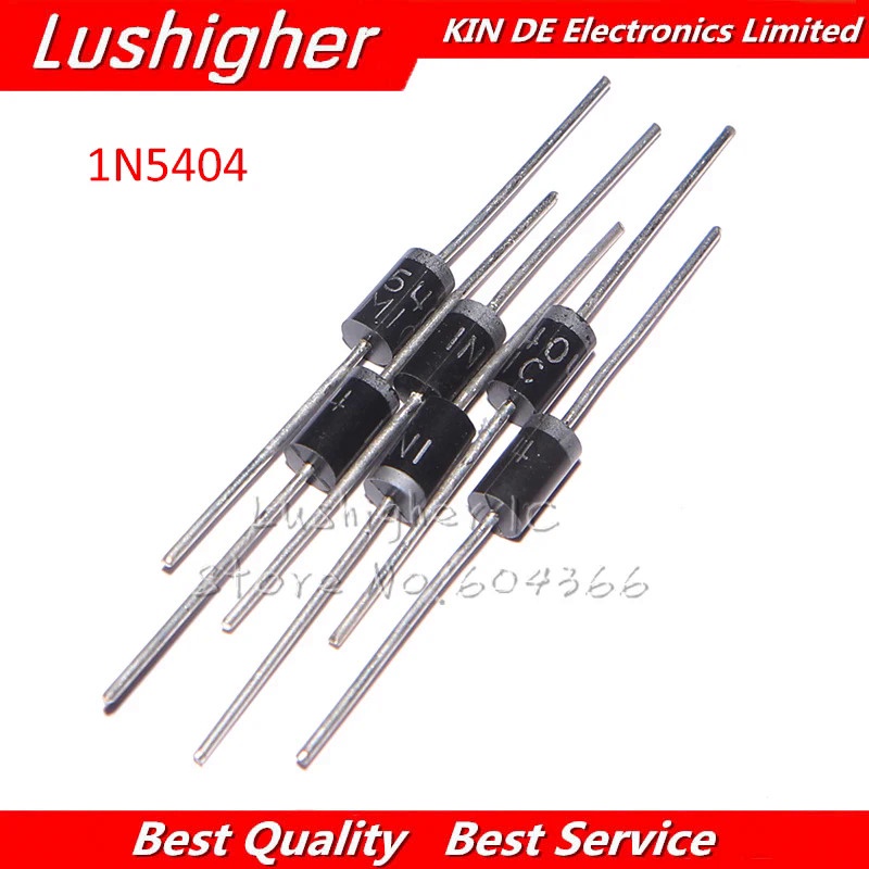 20 Chiếc Diode Chỉnh Lưu 1N5408 1N5404 1N5501 1N5822 1N5822 1N5818 UF5408 UF5402 6A10 10 A10 DO-27