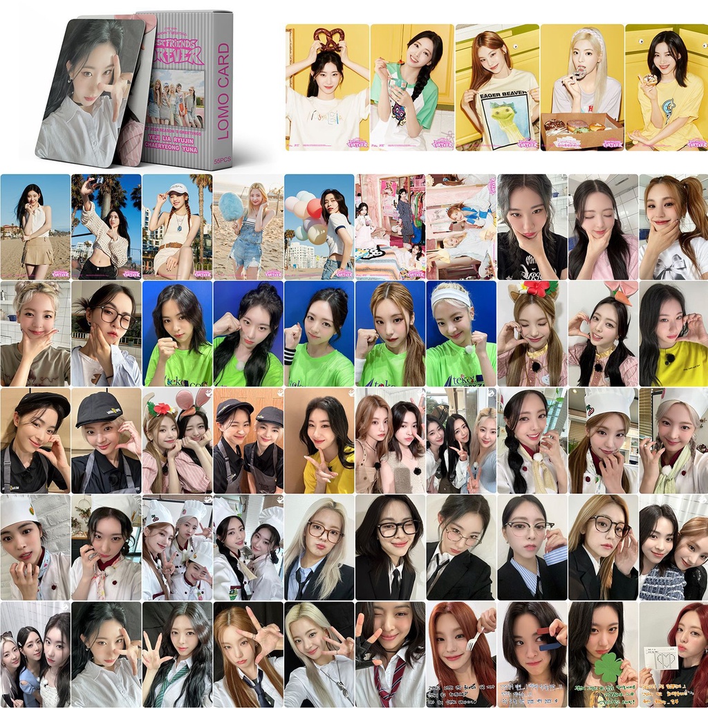 Hộp 55 Tấm Ảnh lomo card itzy 2024