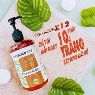 Sữa tắm trắng da collagen x12 500ml