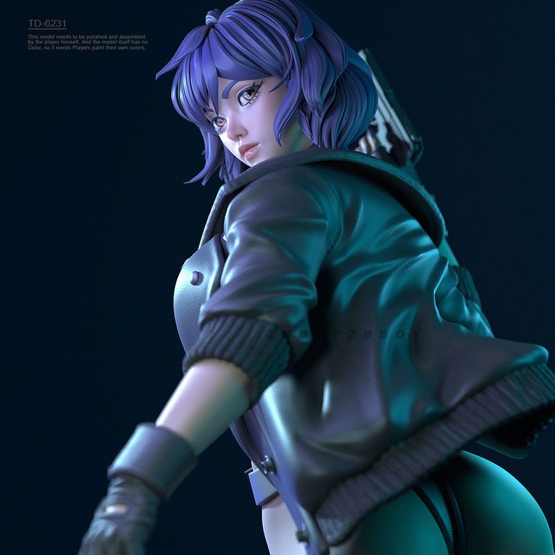 Mô Hình Cô Gái Tấn Công 50mm 75mm 90mm td-6231 / 3d Bằng Nhựa resin