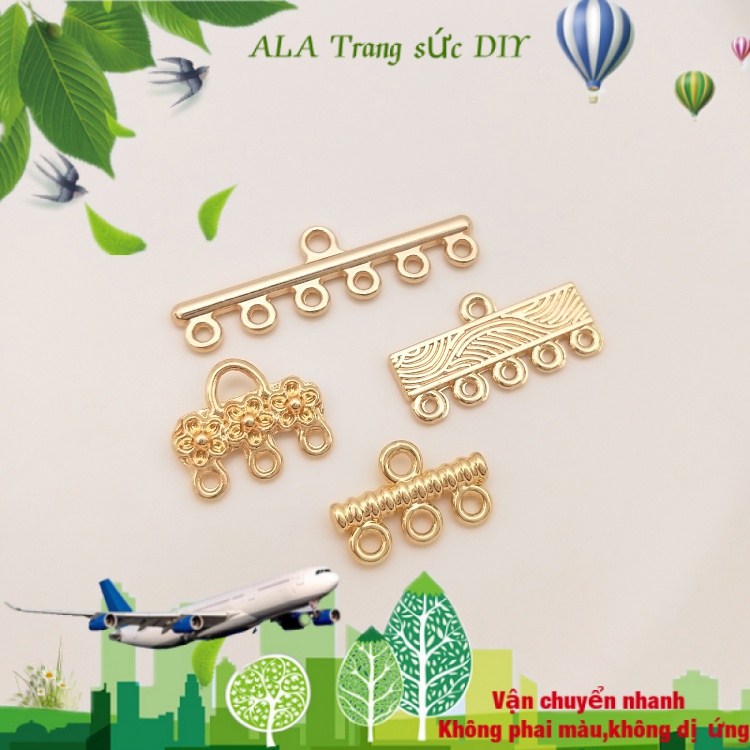 ?Trang Sức Diy Phụ Kiện?Mặt Dây Chuyền Thủ Công Mạ Vàng 14K Nhiều Màu Sắc