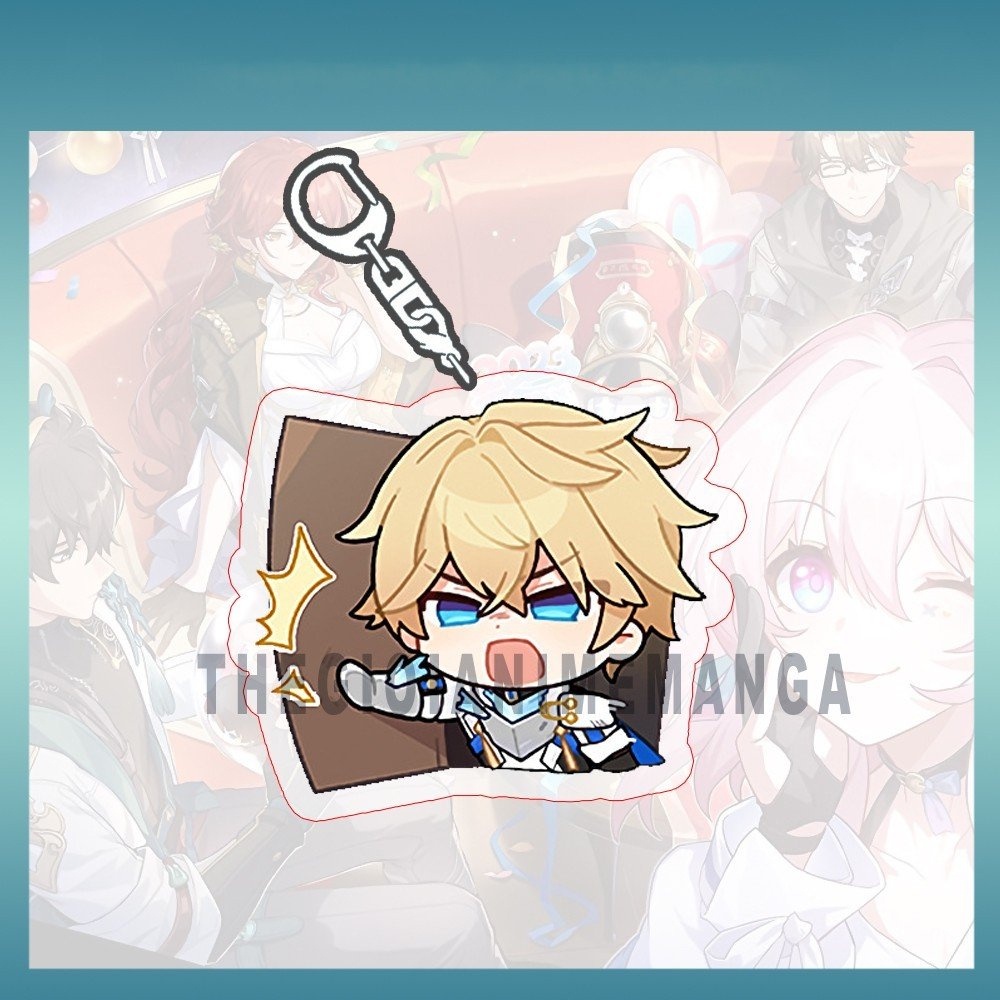 Móc khóa HONKAI IMPACT STAR RAIL ver CẢM XÚC M2 in hình game chibi anime mica trong acrylic xinh xắn