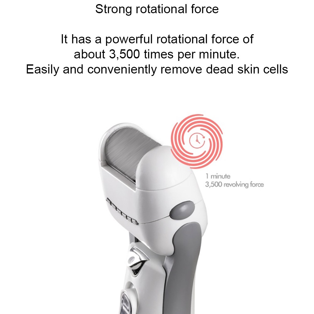 Bomann CR9810 Dead Skin Foot File Callus Electric Remover Grinder Kit Tool Korea