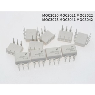 Set 10 / 5 linh kiện điện tử moc3020 moc3021 moc3022 moc3023 moc3041 moc3042 dip-6 ic mới