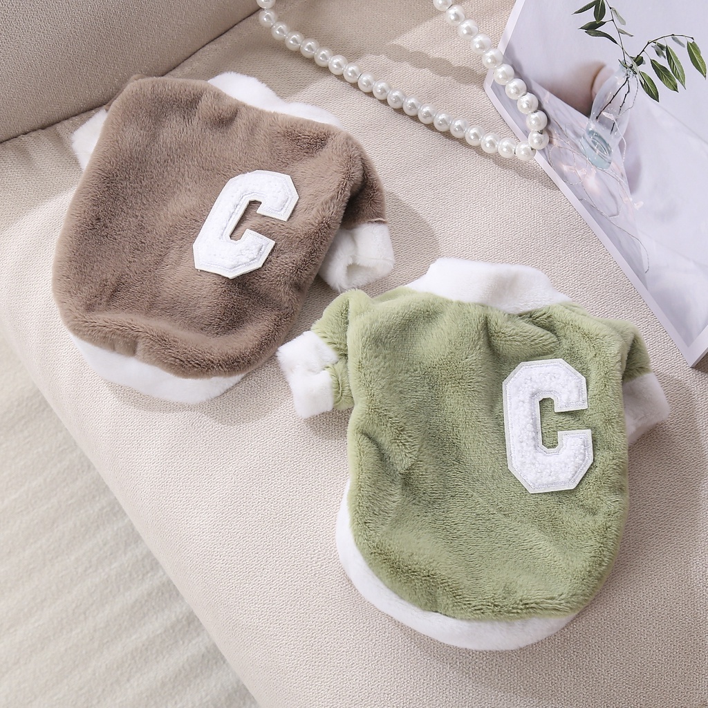 Áo hoodie Họa Tiết Chữ In Dùng Thu Đông Cho Thú Cưng Sự Bảo Vệ